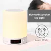 Portabla högtalare Portabla trådlöst högtalare Färgglada beröring Ljus Bluetooth -högtalare Färg LED -ljus Player Table Lamp Bedroom Light R230725