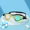 Goggles Water Sport Diving Swim Glasses With Box Set Women Män vuxna HD Anti-dimskydd Simgglasögon Simtillbehör Partihandel HKD230725