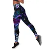 Damenhose, modisch, für Damen, Schmetterlingsdruck, Leggings, Fitness, hohe Taille, Fitnessstudio, Push-Ups, XS-8XL