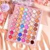 Oogschaduw Kevin Coco 48 kleuren oogschaduw Nature Palette Fluwelen lipgloss Lippenstift Lasting Glitter Gemakkelijk te dragen Lip Glaze Makeup Box Set 230724