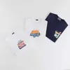 Tasarımcı Moda Giyim Hip Hop Tees Tshirts Kith Treats Sunday Station Dondurma İstasyonu Sokak İşaret Işık İşareti Baskılı Kısa Kollu