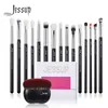 Makeup Tools Jessup Eye Makeup Brushes Set 15pcs Precise Eyeshadow Brush Eyebrow EyeLiner Blending Concealer Natural Synthetic Black T177 230724