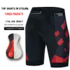 Équipement de cyclisme VTT 3 poches vtt hommes Shorts Gel pantalon Bretelles été bavoirs professionnel homme vélo cuissard