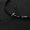 Pendant Necklaces Hot Sale Men Women 3mm 4mm 5mm 6mm Braided Real Genuine Leather Necklaces Stainless Steel Magnetic Buckle Multi-layer Bracelets J230725