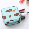 Cosmétique Sacs Cas Dames Filles Beauté Maquillage Sac Titulaire Cas Kawaii Organisateur Femmes Tampon Serviette Sanitaire Pad Poche De Stockage 230725