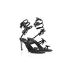 Luxury High Fashion Designer Sandaler Crystal High Heels klädskor Kvällskor Fjärilsdekoration 10cm med låda