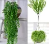 Fleurs décoratives Artificielle Osier Saule Plante Rotin Tenture Vigne Maison Jardin Décoration Fête De Mariage DIY Faux Guirlande Feuilles Ivy