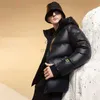 Женская девчонка Parkas Winter Down Jacket Мужчина гусиный пальто для мужчин водонепроницаем
