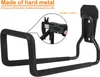 Hooks Rails Metal Garden Hose Hanger Wall Mount Heavy Duty Garage Hook Bicycle Storage Organizer Antislip 230725