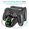 Fast Gamepad Charging Dock For PS4 Dual Controller Charger Station Joystick Stand Holder Base for SONY PlayStation 4 Pro / Slim