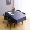 Nappe de table Nappe en PVC de couleur pure Nappe imperméable et à l'huile_AN469