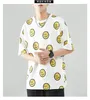 Men's T Shirts M4564 Short-sleeved T-shirt Summer Tide Brand Cotton Loose Upper Clothes Half Sleeve Bottoming Shirt