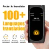 المترجمون في المقاصات Langogo Genesis Smart Instant Offline Translator Translator Time Multi-Languages ​​Translation Translation Translation أداة 230725