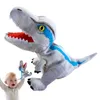 Кукол динозавр ручной марионеток -игрушки рэп -рэп -рот открытый рот тиранозавр rex dinosaur hold hand