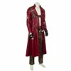 Devil May Cry 3 Dante Cosplay Costume Leather Outfit No Pants256a