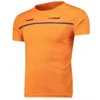 2021 saison F1 Formule 1 costume de course voiture équipe vêtements T-shirt à manches courtes peut être personnalisé240N