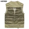 Gilets pour hommes 14 poches hommes tactique randonnée gilet de pêche US Pographer gilet maille Cargo manteau sans manches armée veste outil Nylon gilet 5XL 230725