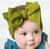 Baby Mädchen große Schleife Kreuz Stirnbänder Kinder Bögen elastische Kopfbedeckung Kopfschmuck Band Headwrap Turban Kinder Accessoires2291ZZ