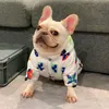 Jaqueta estampada para cães quentes à prova d'água neve à prova de vento Schnauzer Bulldog francês Corgi camuflagem jaqueta