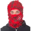 Gorro bonés de caveira Y2K bordado Baraklava completo máscara de esqui moda malha camuflado boné unissex chapéu feminino masculino 230726