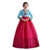 Abbigliamento da palcoscenico Costume da ballo nazionale asiatico Abito Hanbok Abito da sposa tradizionale coreano per abbigliamento da donna Cosplay