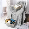 Storage Bags Personalized Pet Dog Toy Basket Canvas Bag Foldable Toys Linen Box Bins Accessories Supplies