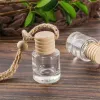 Auto geur diffuser fles auto hanger parfum ornament luchtverfrisser voor etherische oliën diffuser geur lege glazen werper