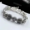 Braccialetti di fascino Argento Retro Croce Retro Rattan Floro Round Bracciale Bracciale Dominatore Mans Coppia Coppia Bracciale d'argento Catena spessa