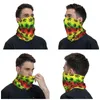 Sciarpe Foglia Bandana Copricollo Stampato Natura Passamontagna Maschera Sciarpa Copricapo multifunzionale Equitazione per uomo Donna Adulto