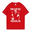 Erkek Tişörtleri Hip Hop Punk T-Shirt Trendi Kişiselleştirilmiş Baskı Sıradan Gevşek Takım Sokak Unisex Katı Kısa Kol Giyim