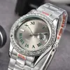 Tops Mens quartz Watches Automatic Full Stainless steel Luminous Quartz Watch Luxury Style Classic Wristwatches montre de luxe O2