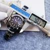 Heren automatisch horloge designer klassiek 40MM mechanisch horloge 904L volledig roestvrijstalen band blauwe en zwarte wijzerplaat 007 saffier waterdicht horloge montre de lux