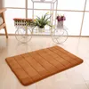 Carpets 50 80cm Bath Mat Water Absorption Rug Thicken Coral Velvet Door Mats Cotton Soft Carpet Floor Anti-slip Bathroom