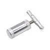 Mini Aluminium Alloy Cigarett Press Coffee Tobacco Grinde Hushållen rökningstillbehör 7.5*6.4 cm