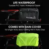 Sacoches Sacs WEST BIKING Vélo Siège Arrière Sac VTT Porte-Vélo Sac Tronc Sacoche Vélo Grande Capacité Sac De Voyage Étanche Avec Housse De Pluie 230725