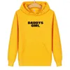 Kadın Hoodies Daddys Kız Hoodie Kadın Erkekler Sweatshirt Moda Sonbahar Stil Çift Eşleşen Uzun Kollu Jumper Kıyafetleri Terler