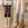 Women Socks Fashion Knee Woman Long Stocking Knit Warmer Crochet Leggings Thermal Boot Cover
