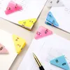 Corner Paper Clip Prevent Books Curling Triangle Book Page Corner Clips Bookmark Students Reading Page Markers Clips EW0072