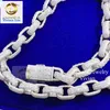 Designer smycken GRA -certifikat 925 Sterling Silver VVS Moissanite Hip Hop Cuban Link Chain