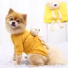 犬のアパレル猫の小さな秋の冬のかわいいセイター春の春のテディベアチワワザシーズツィットシャツ