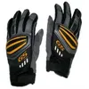 دراجة نارية Motorrad Rally Black Red Leather Gloves GS Cycling Gloves272M