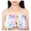 Barns badkläder sjöjungfru svimbaddräkt för flickor havsmästarskap prinsessan kostym bikini set pool strand bada tvåstycken