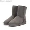 Stiefel Echtes Leder Damenstiefel hoch U5815 kurz mittel 5825 weiches Schaffellfell warm halten Stiefel Dame Schönes Geschenk Kostenloser Umschlag Z230726