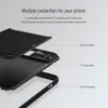 Messen pour iPhone 13 Pro Max Case Nillkin Camhield Leather Slide Camera Shell TPU + PC COUVERTURE DE BACK POUR IPhone 13 13 Pro Case d'objectif