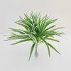 Decoratieve Bloemen 40CM Enkele Tak Kunstplanten Groen Gras Simulatie Chlorophytum Nep Plastic Broek Thuis Tuin Kantoor Desktop