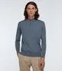 Polo da uomo di design Loro Piano Ml polo in lana a maniche lunghe Top moda autunno e inverno