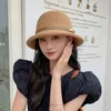 Berets 2023 Style coréen Spring and Automn Hat Anneau en cuir haut de gamme Pure Couleur pure Bodet Summer Summer