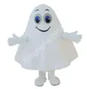 Nouveau adulte Super mignon monstre blanc mascotte Costume dessin animé thème déguisements carnaval performance vêtements fête tenue de plein air