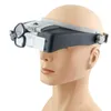 Magnifying Glasses LED Magnifier Hands Free Headband Magnifying Glasses with 2 Led Professional Jeweler Loupe 230726