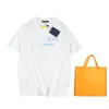 Высококачественная мужская дизайнерская футболка летние повседневные мужчины женские футболки с буквами классические футболка Tees Top Luxury Men с подарочной коробкой с несколькими цветами